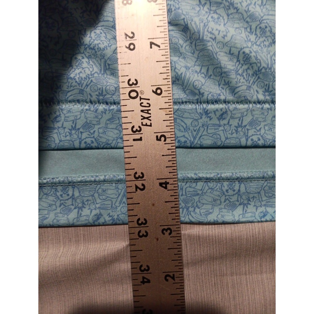 Peter Millar Summer Comfort Polo Shirt Mens XL Blue 19th Hole Golf Pattern - Picture 5 of 6